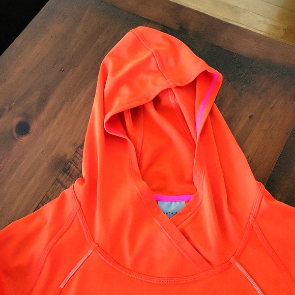 **HOST PICK 3.24.25** Athleta Techie Sweatshirt - Bright Orange - S - Picture 2 of 7